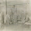 Stevens Point Brewery workers pose for a photo in the keg racking wash-house   Ca  1920